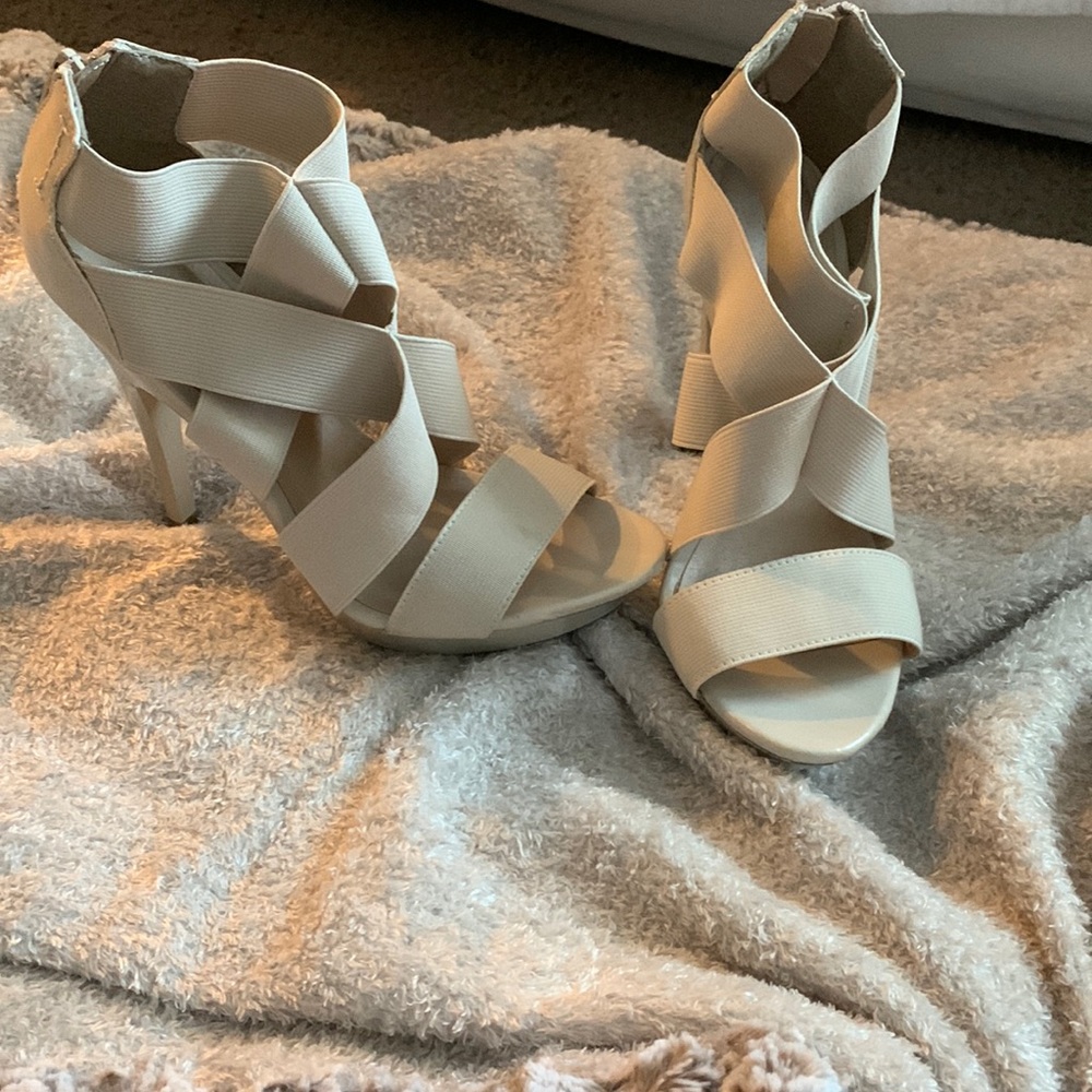 Strapped heels